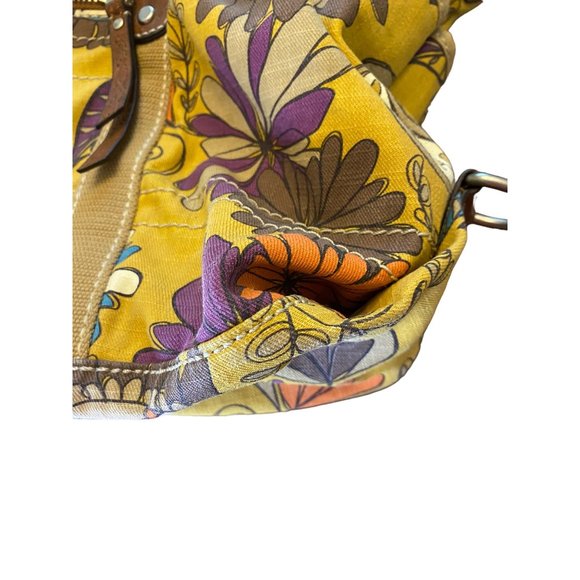 Fossil Long Live Vintage Boho Floral Canvas Weekend Duffel Bag - Picture 16 of 16